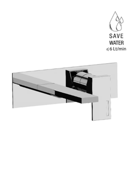 VITA 53548A - Wall-mounted single handle washbasin mixer by Rubinetterie Frattini - view 3